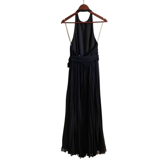 Fame and Partners The Felice Halter Maxi Dress 2 Black NEW - Picture 4 of 8